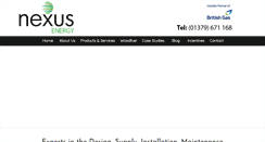 Desktop Screenshot of nexusenergyuk.com